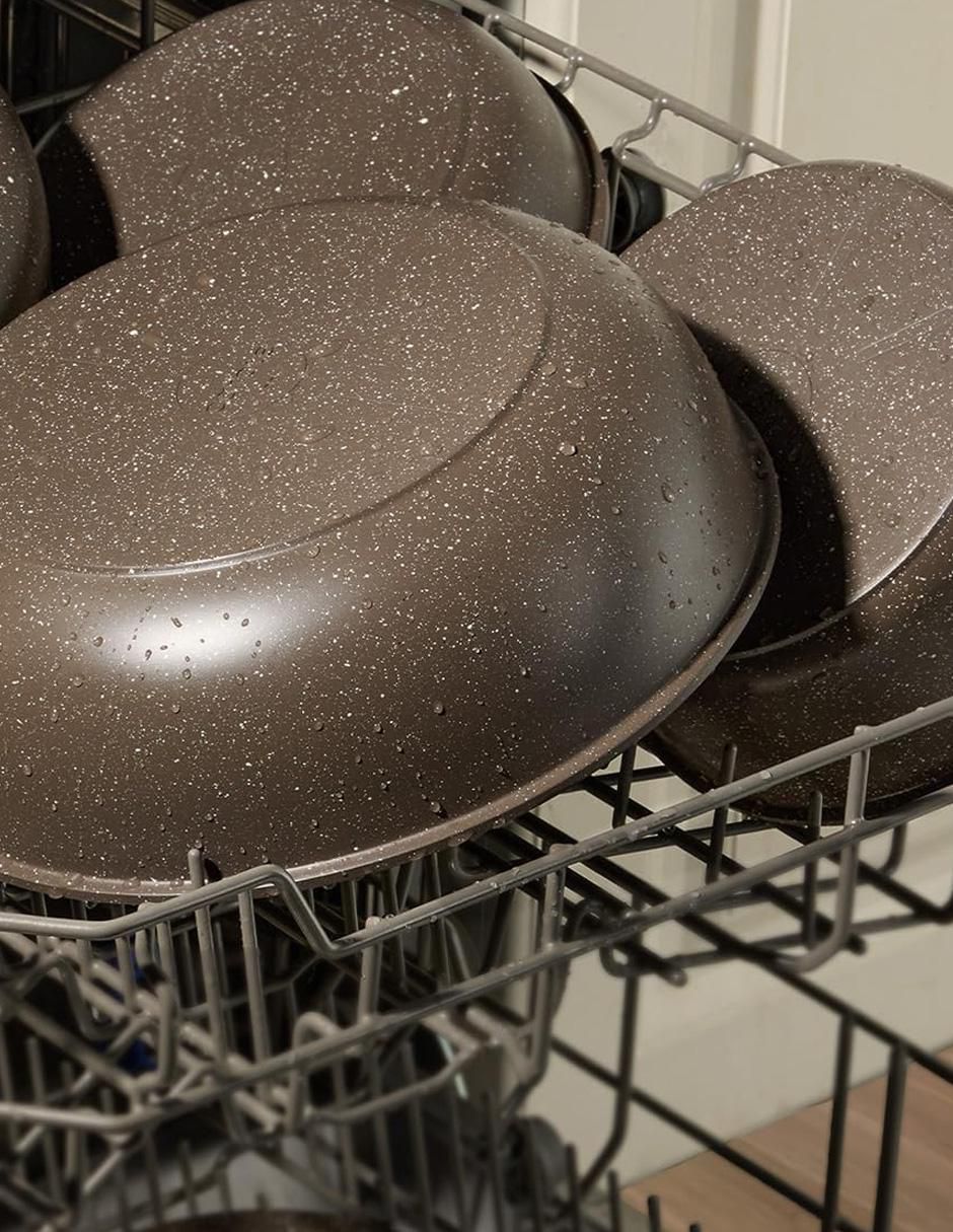Batería de cocina de aluminio antiadherente sin PFOA 17 piezas 4