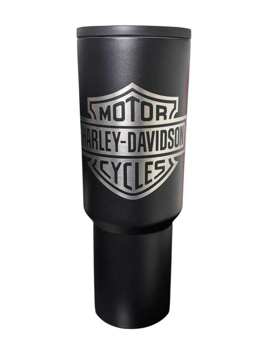 Termo de acero inoxidable Harley Davidson con tapa rosca 1.2 L