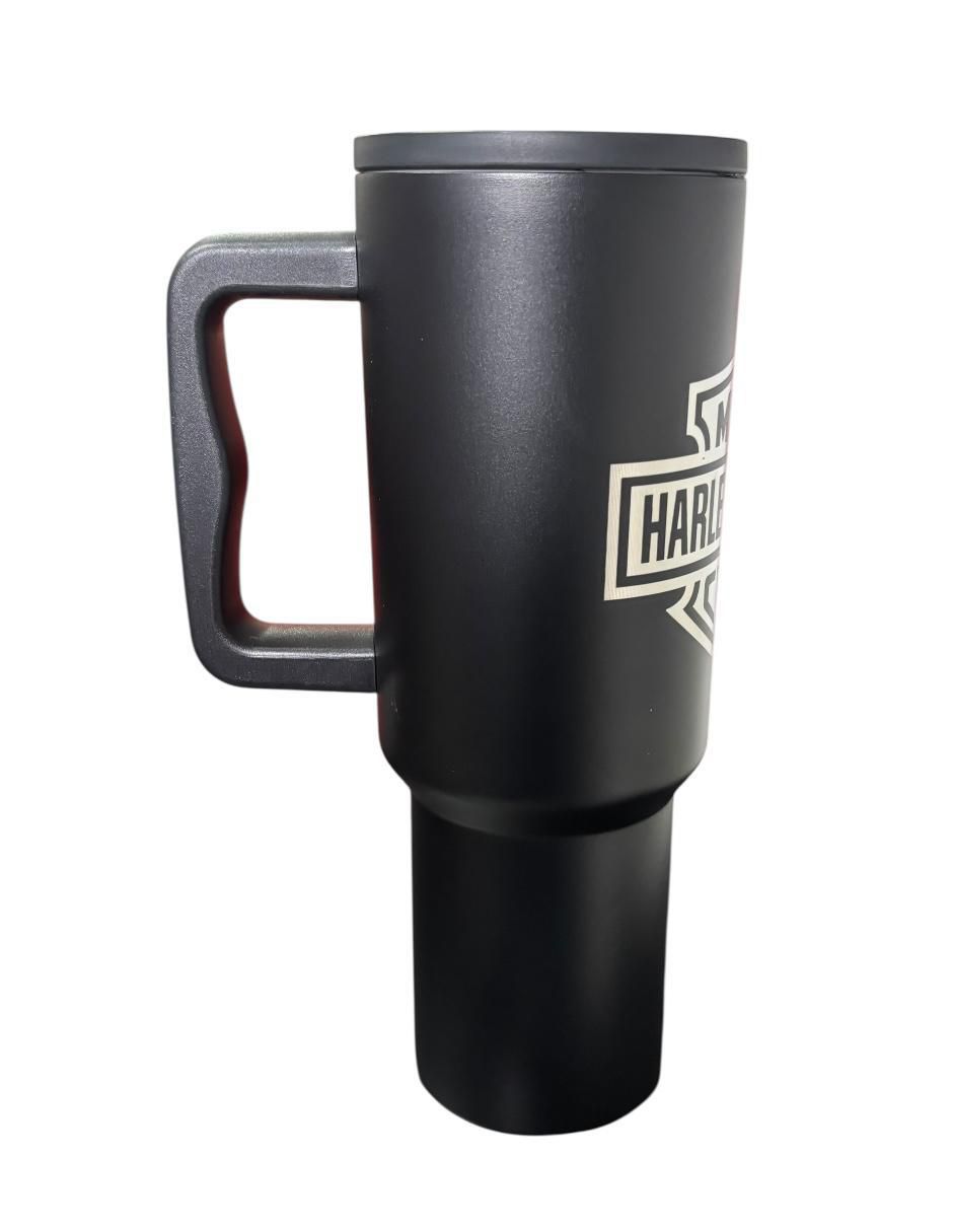 Termo de acero inoxidable Harley Davidson con tapa rosca 1.2 L 2