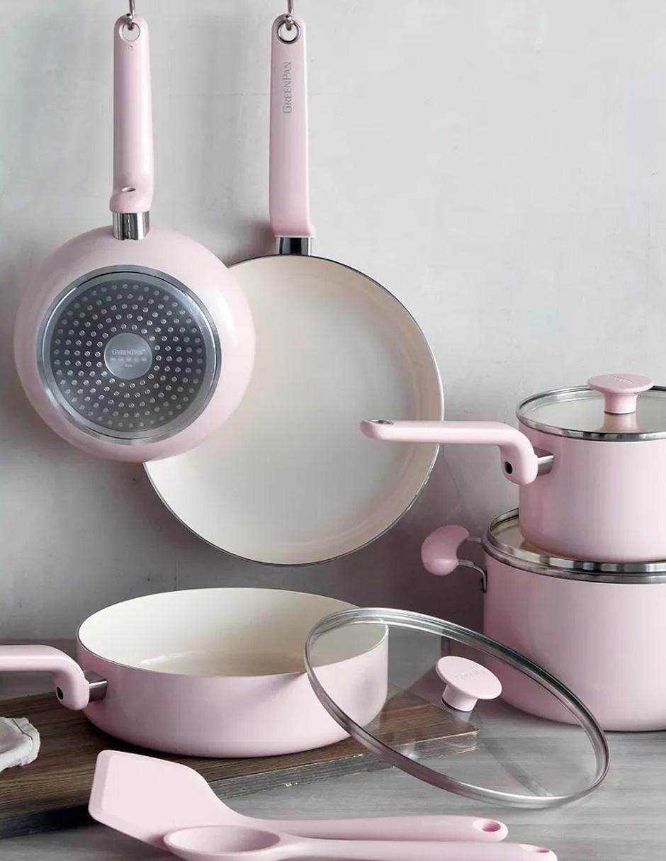 Batería de cocina de cerámica antiadherente sin PFOA 10 piezas 2
