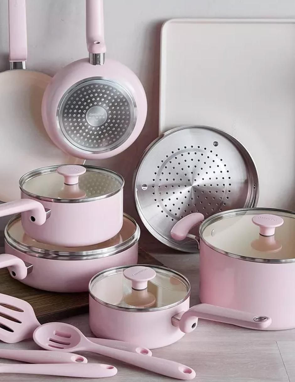 Batería de cocina de cerámica antiadherente sin PFOA 10 piezas 3