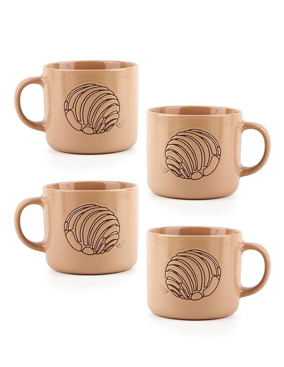 Set de tazas clásicas 4 piezas