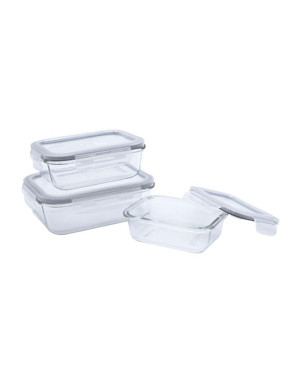 Set contenedor de vidrio 6 piezas 2