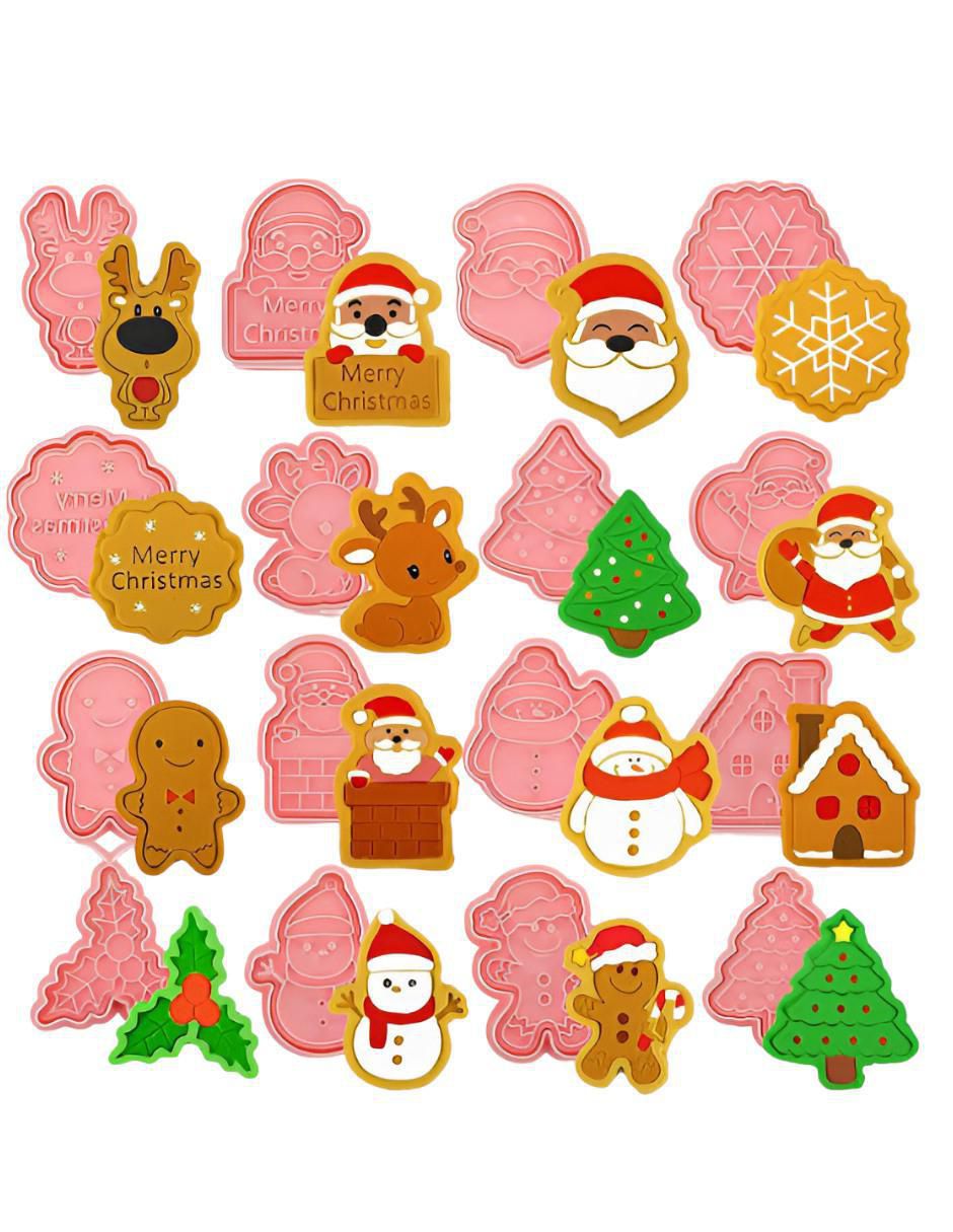 Set cortadores navideños de galletas 3