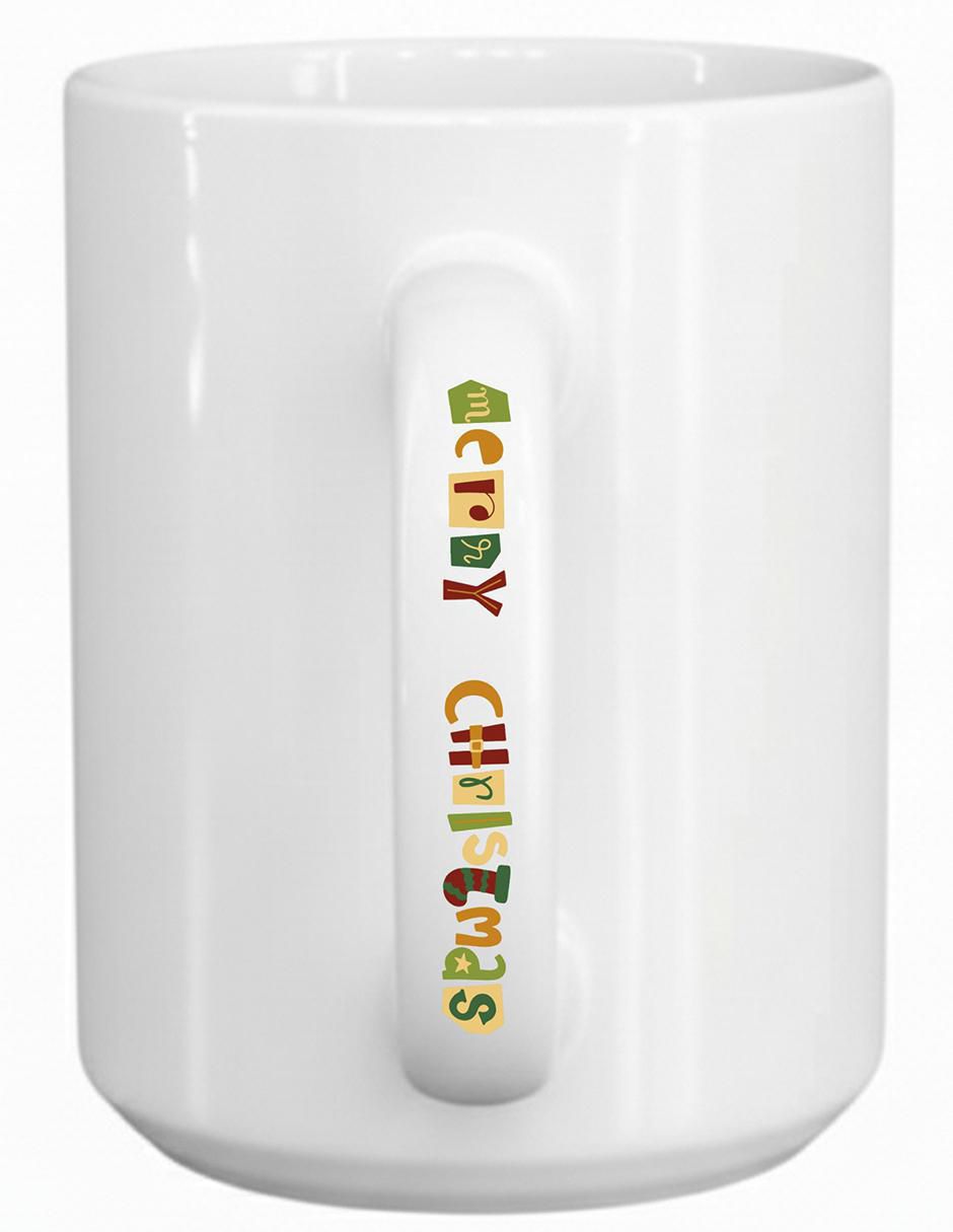 Taza navideña clásica Merry Christmas 2