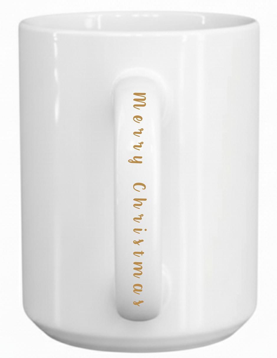 Taza navideña clásica Merry Christmas 2