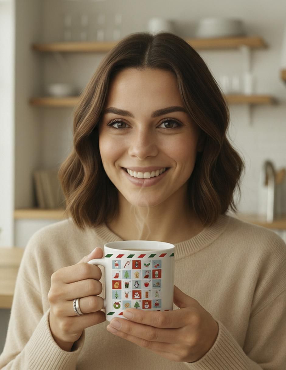 Set de tazas navideñas clásicas 2 piezas 5