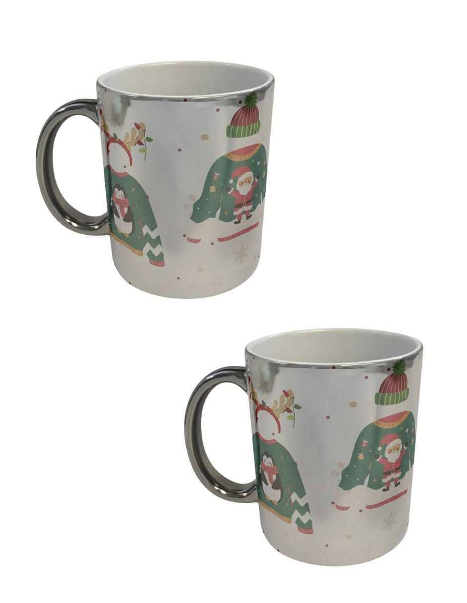 Set de tazas navideñas clásica 2 piezas Set de tazas navideñas clásica 2 piezas