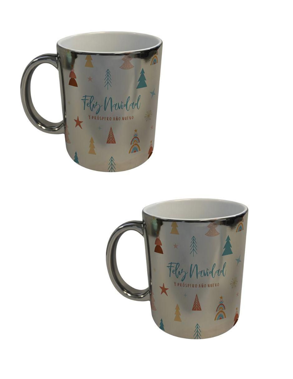 Set de tazas navideñas clásicas 2 piezas