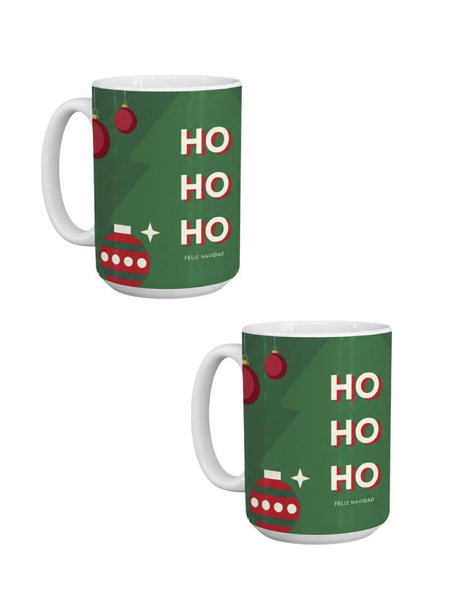 Set de tazas navideñas clásicas 2 piezas
