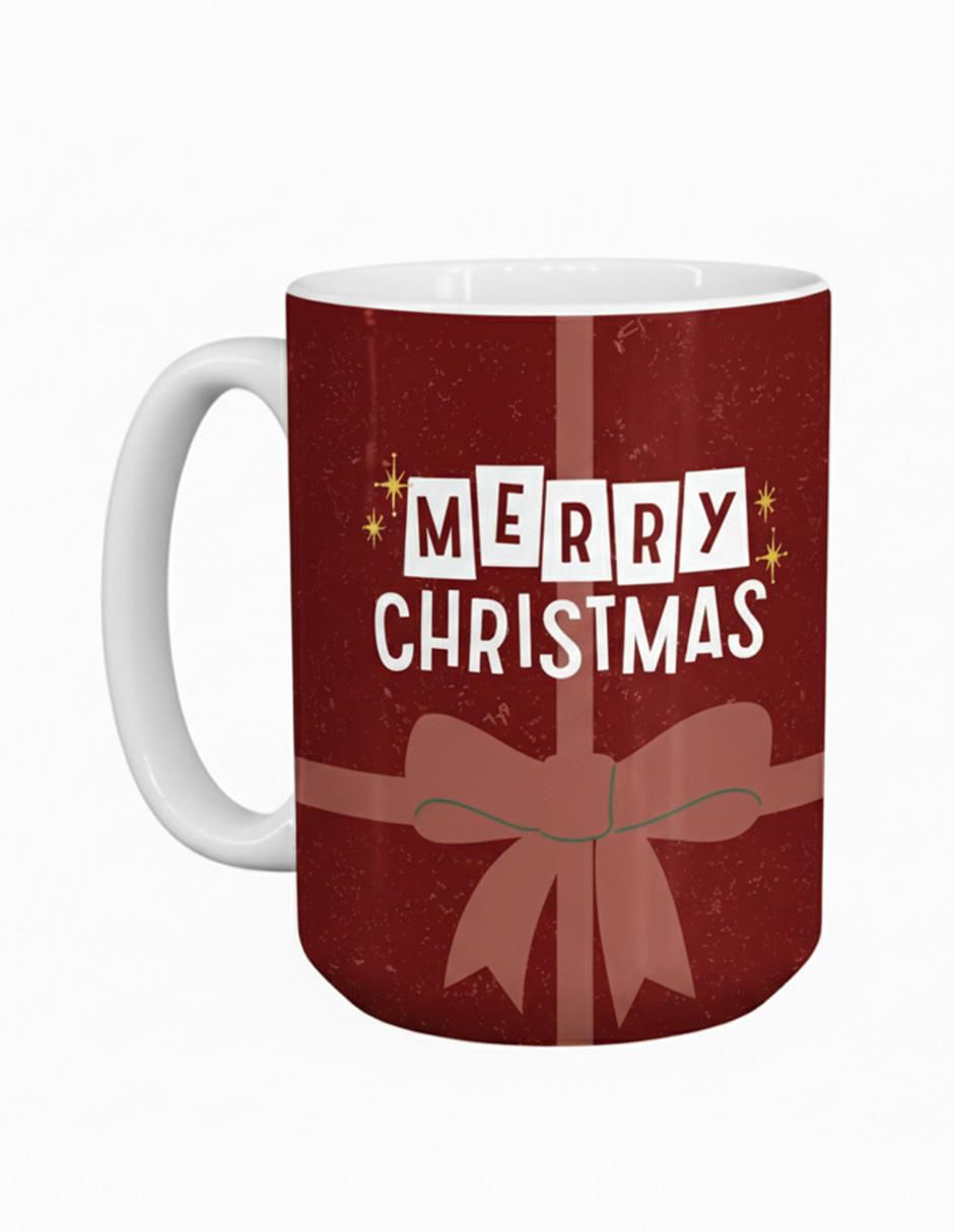 Set de tazas navideñas clásicas 2 piezas 2
