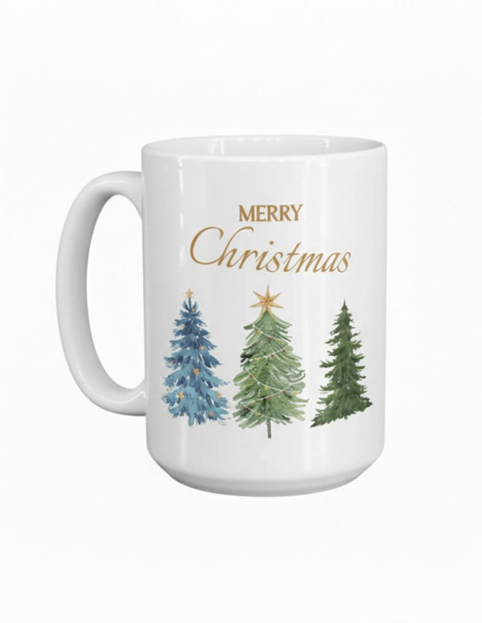 Set de tazas navideñas clásicas 2 piezas 3