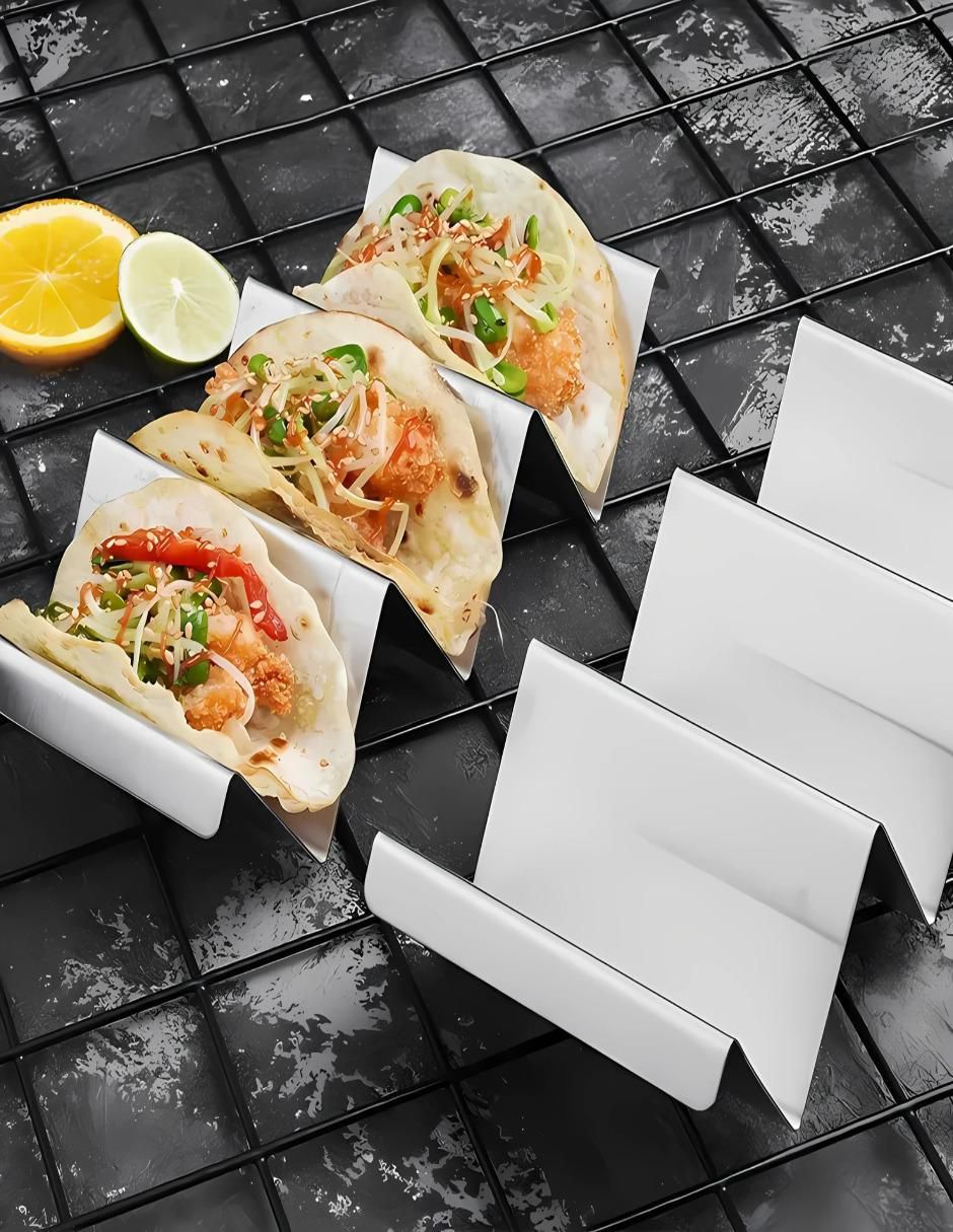 Set platos de acero inoxidable 3 piezas 5
