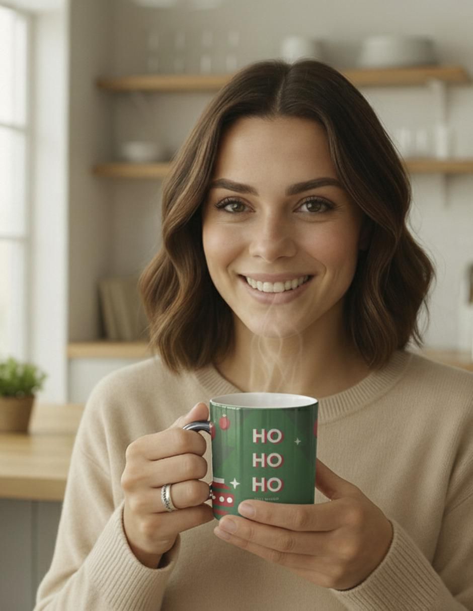 Set de tazas navideñas clásicas 2 piezas 5