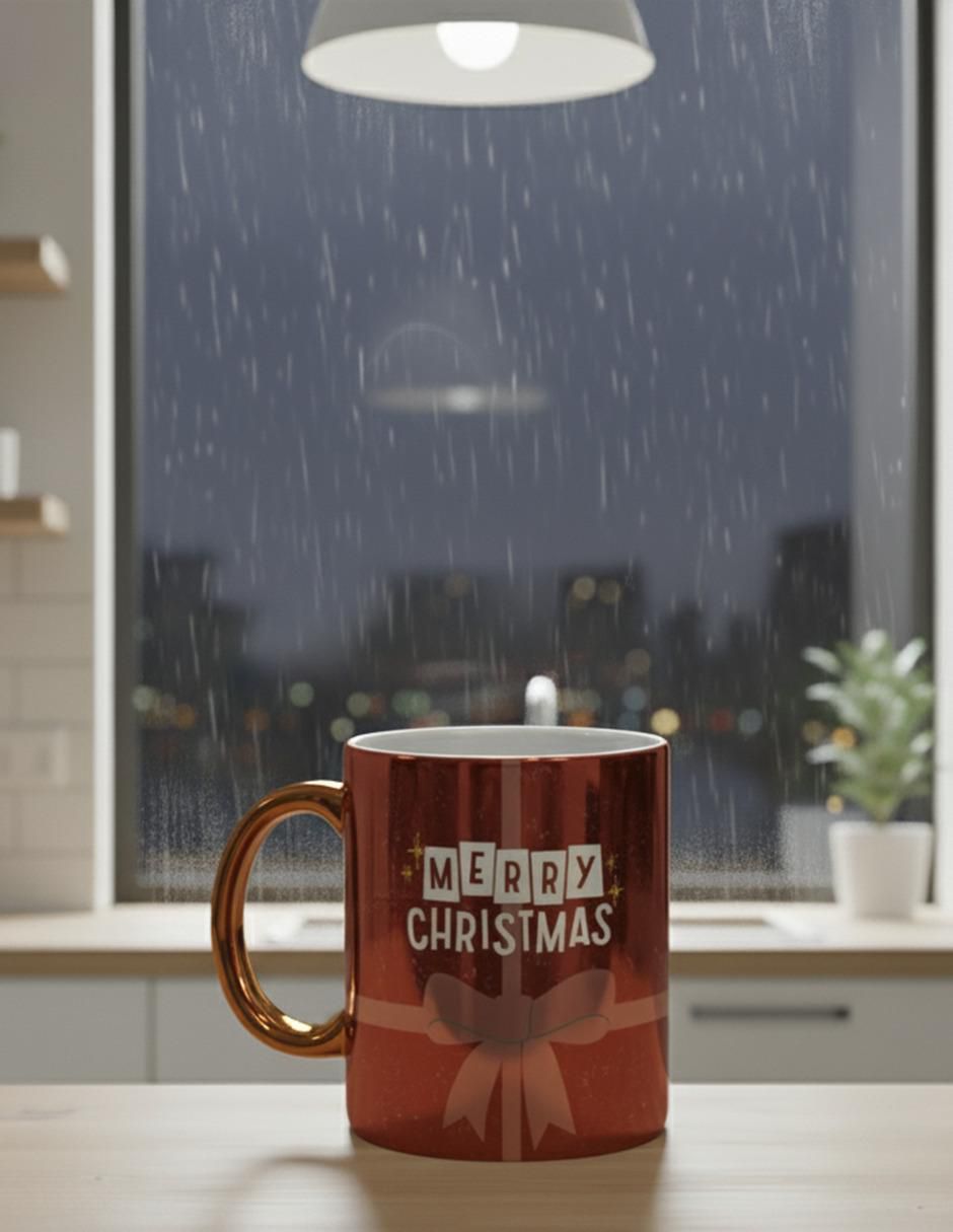 Set de tazas navideñas clásicas 2 piezas 4