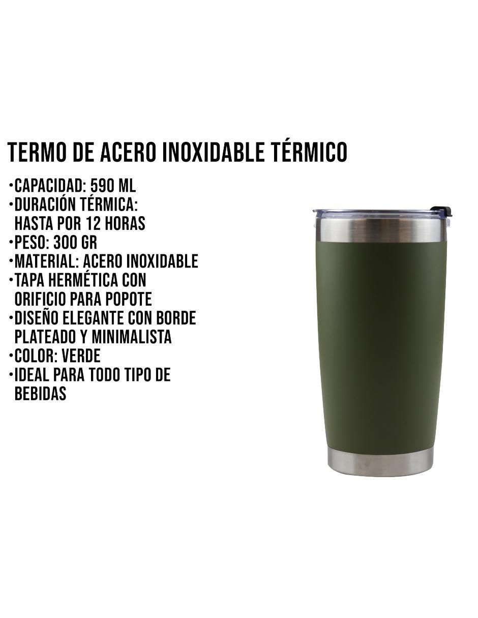 Termo de acero inoxidable Termos con tapa a presión 2