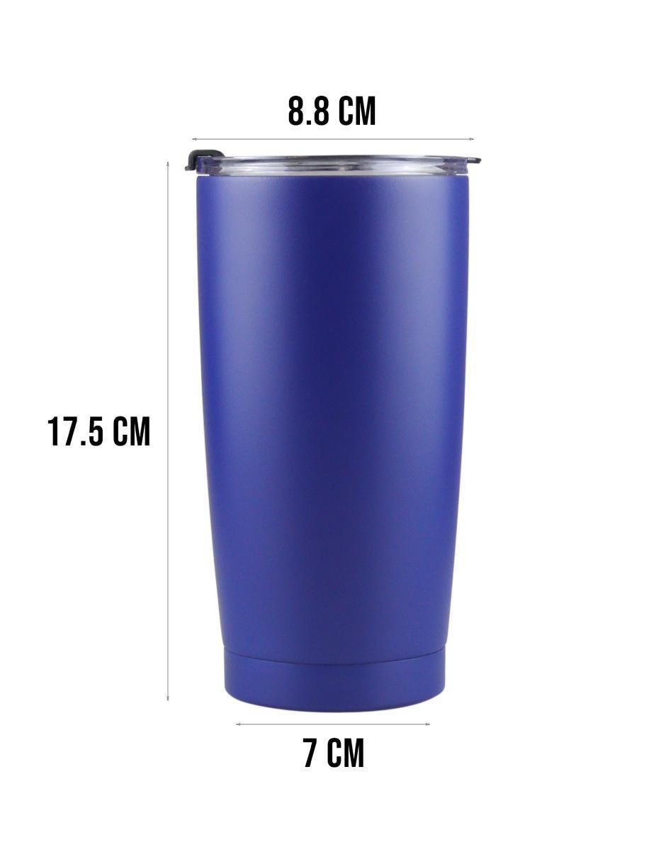 Termo control expert "de" acero inoxidable termos "con tapa" a presión 590 ml