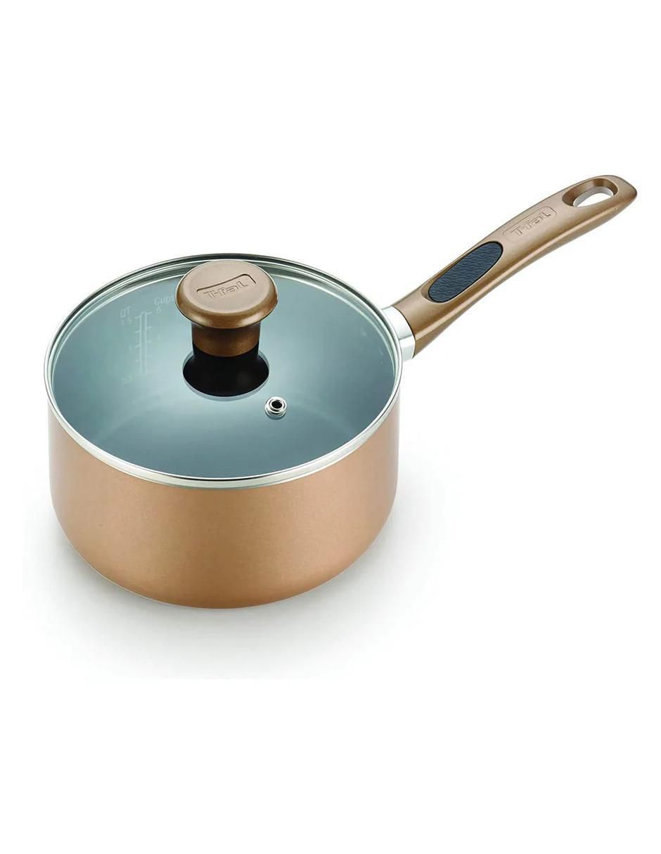 Batería de cocina B036SE64BRONZ de acero inoxidable antiadherente sin PFOA 14 piezas 4