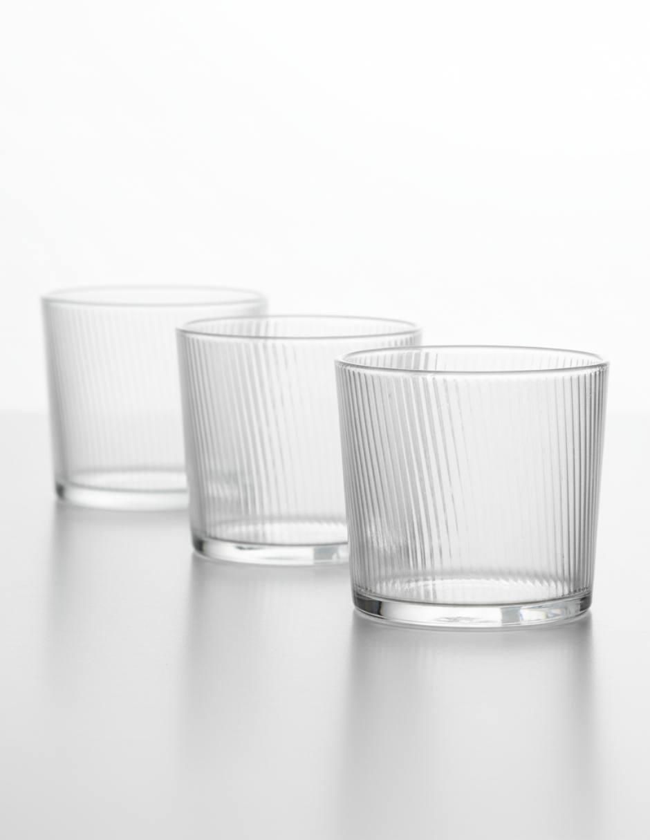 Set de vasos cortos Some lines de vidrio con 6 piezas 4