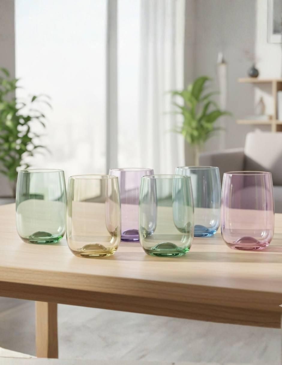 Set de vasos para agua Toy de vidrio con 6 piezas 2