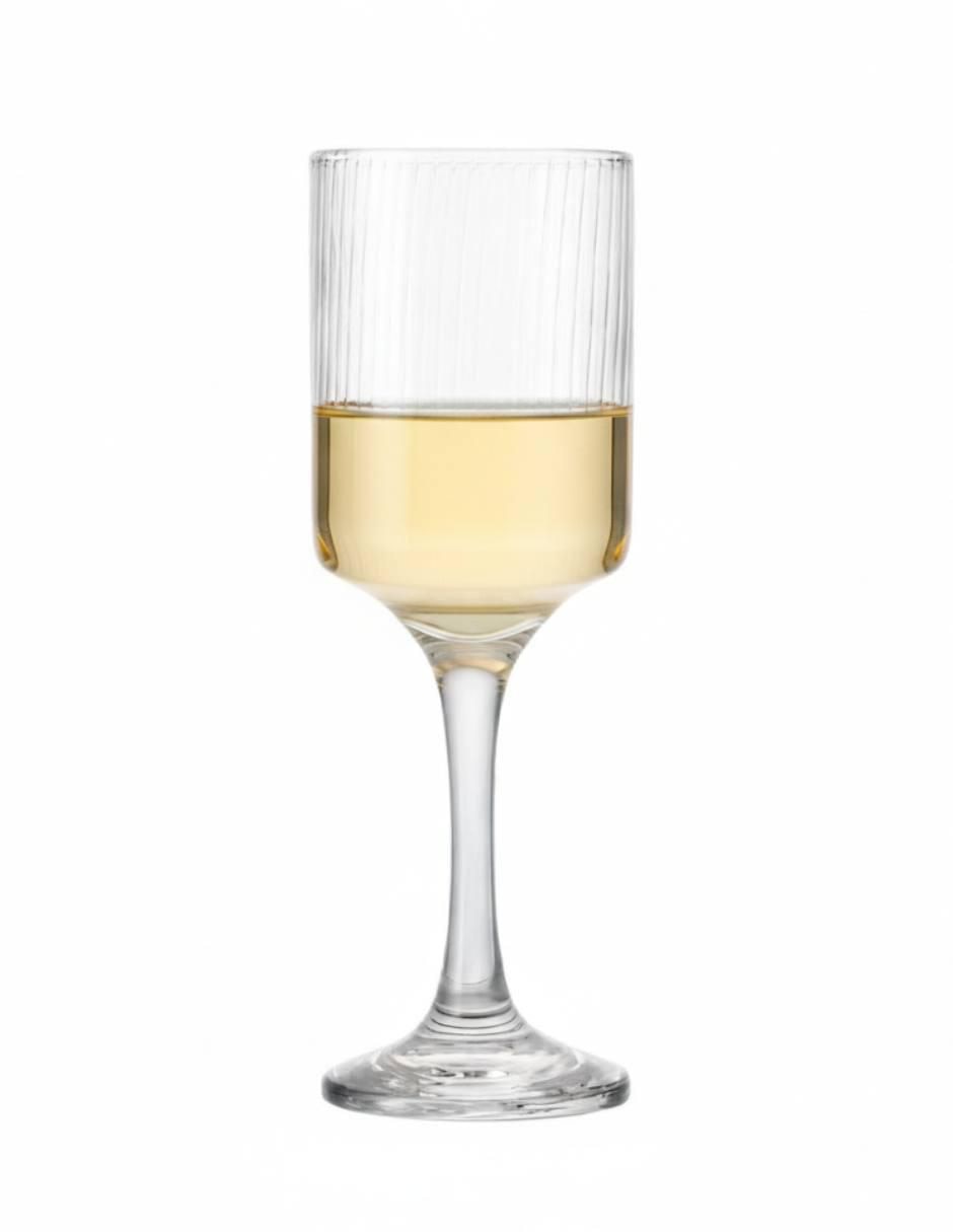 Set de copas para vino de vidrio 6 piezas 4