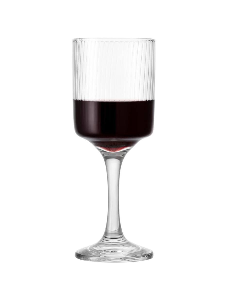 Set de copas para vino de vidrio 6 piezas 4