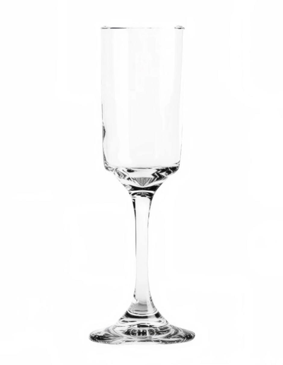 Set de copas para champán de vidrio 6 piezas 3