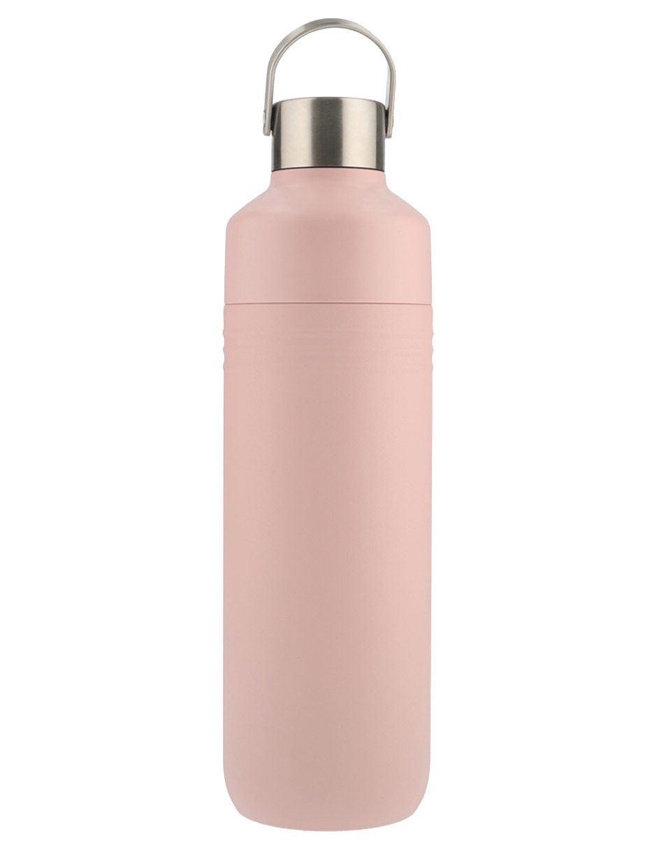 Termo de acero inoxidable con tapa rosca 1 L 2
