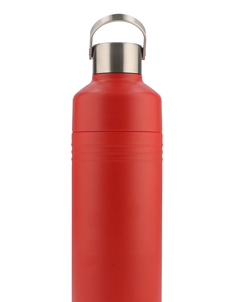Termo de acero inoxidable con tapa rosca 1 L 4