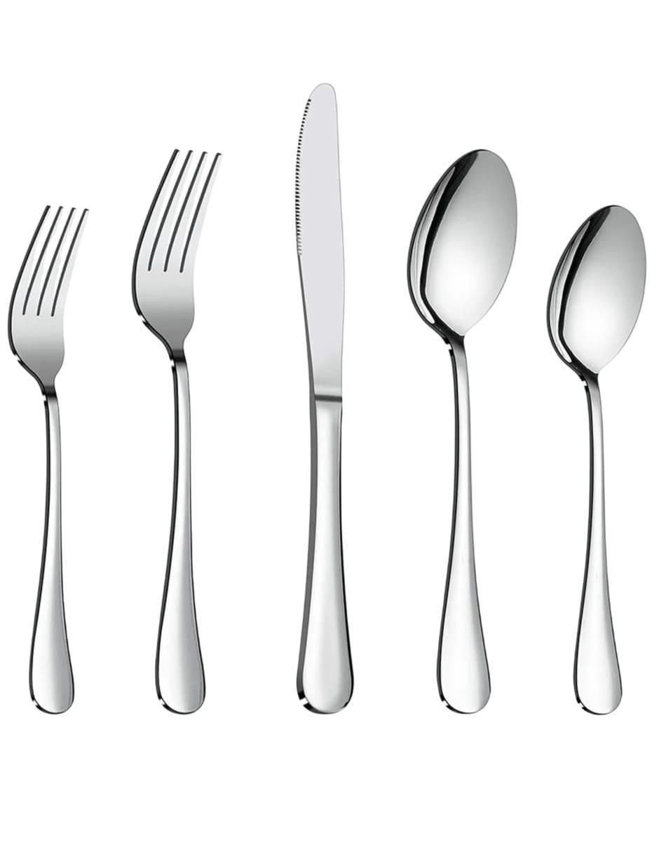 Set cubiertos de acero inoxidable 30 piezas