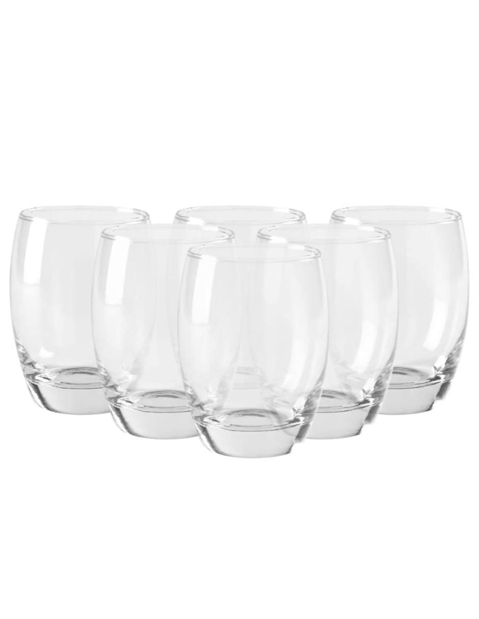 Set de vasos para agua Dubai de vidrio con 6 piezas