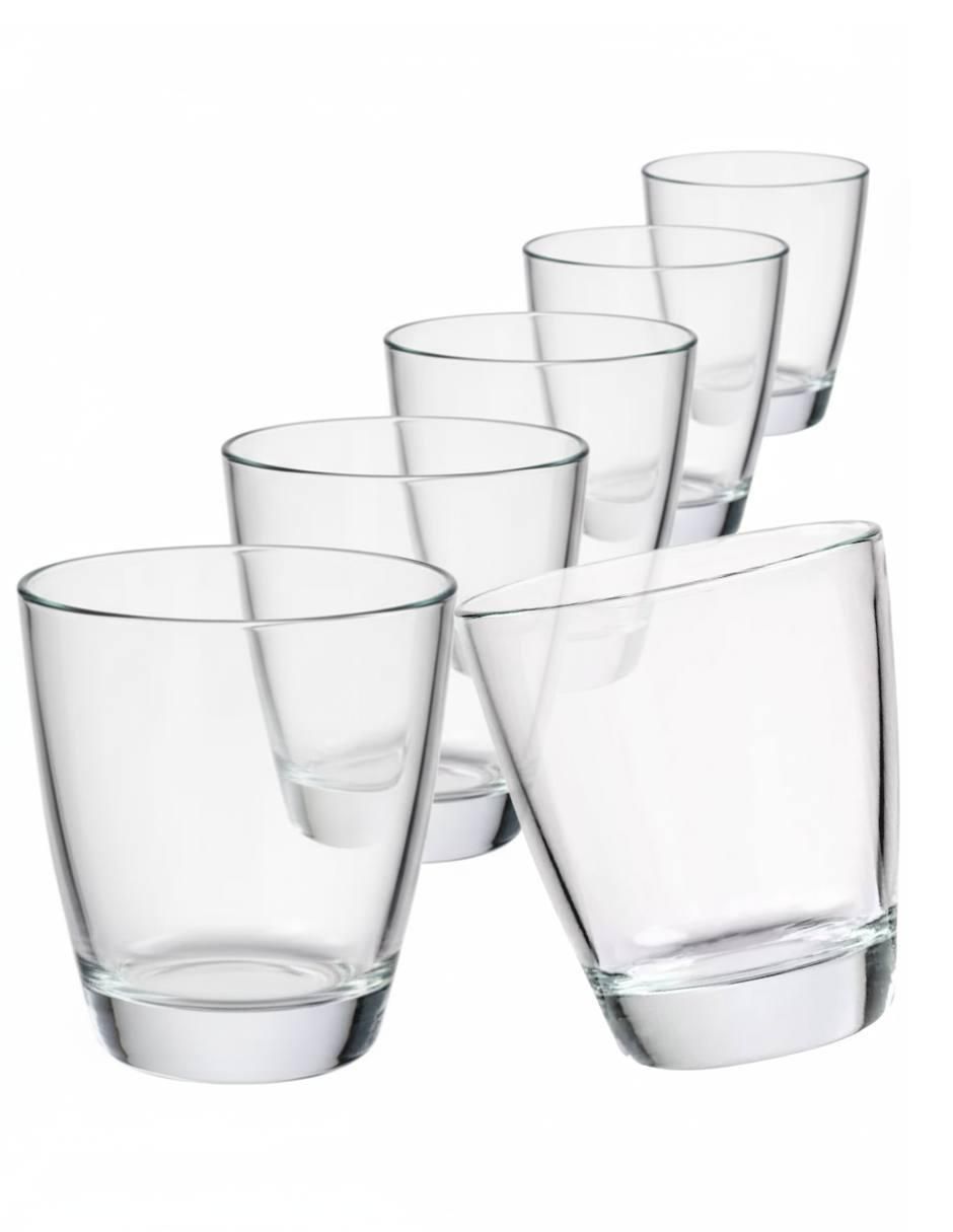 Set de vasos para agua Oasis de vidrio con 6 piezas