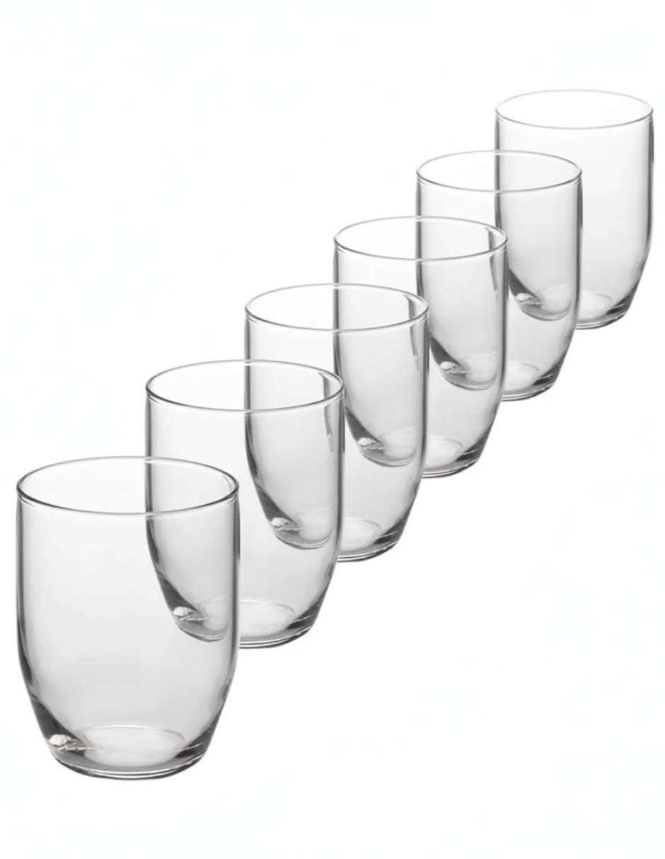 Set de vasos para agua Opera de vidrio con 6 piezas