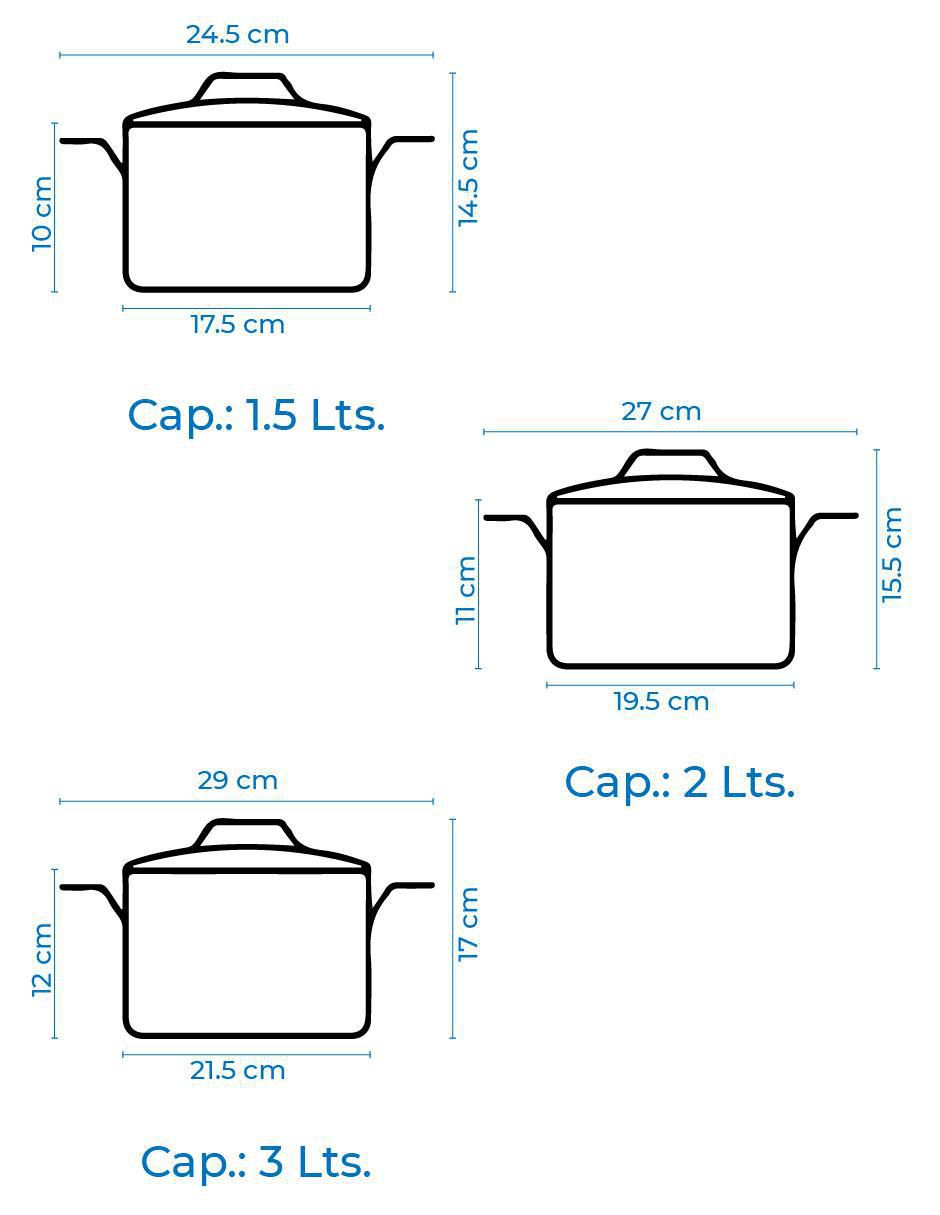 Batería de cocina de acero inoxidable 12 piezas 5