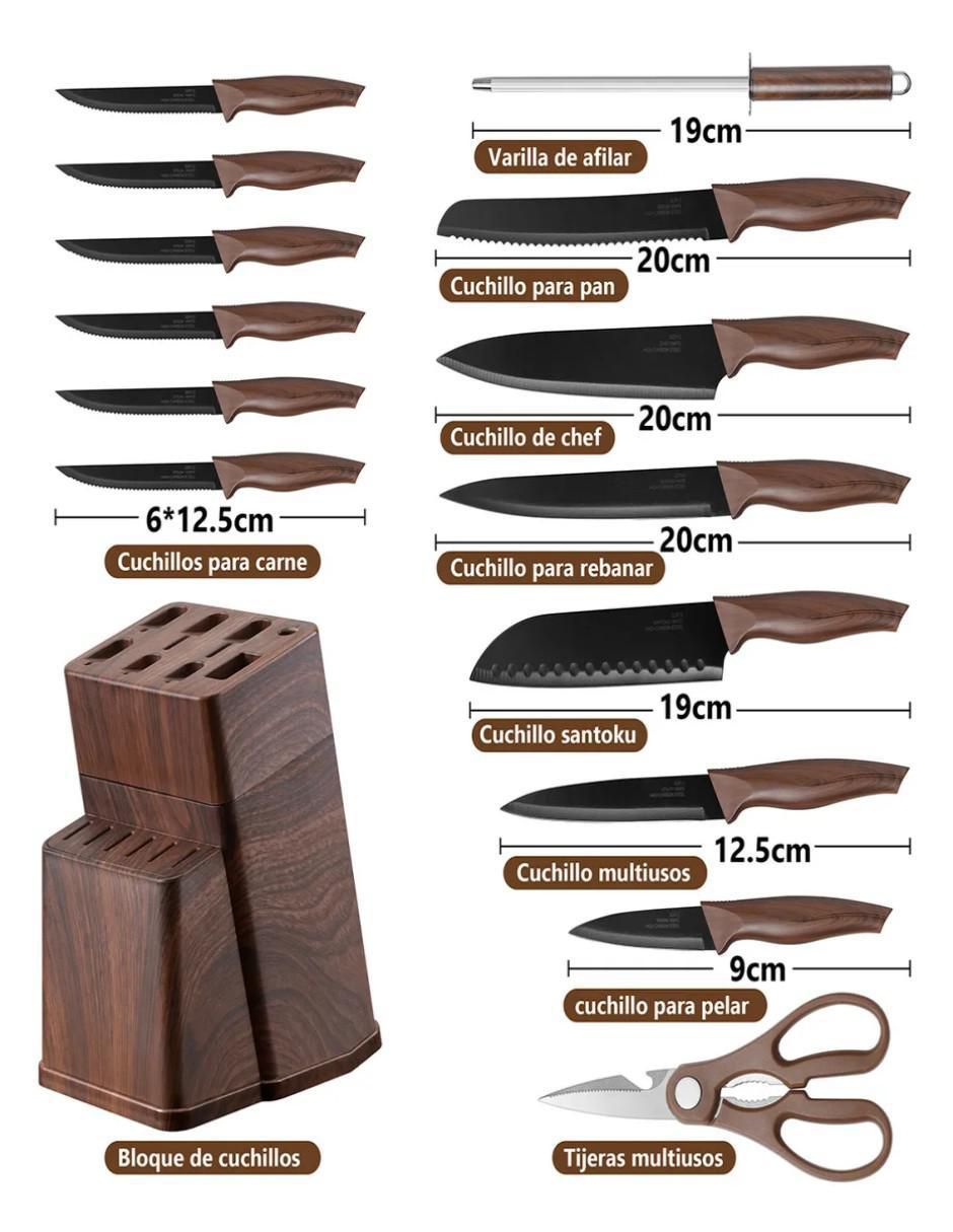 Set de cuchillos 15 piezas 7
