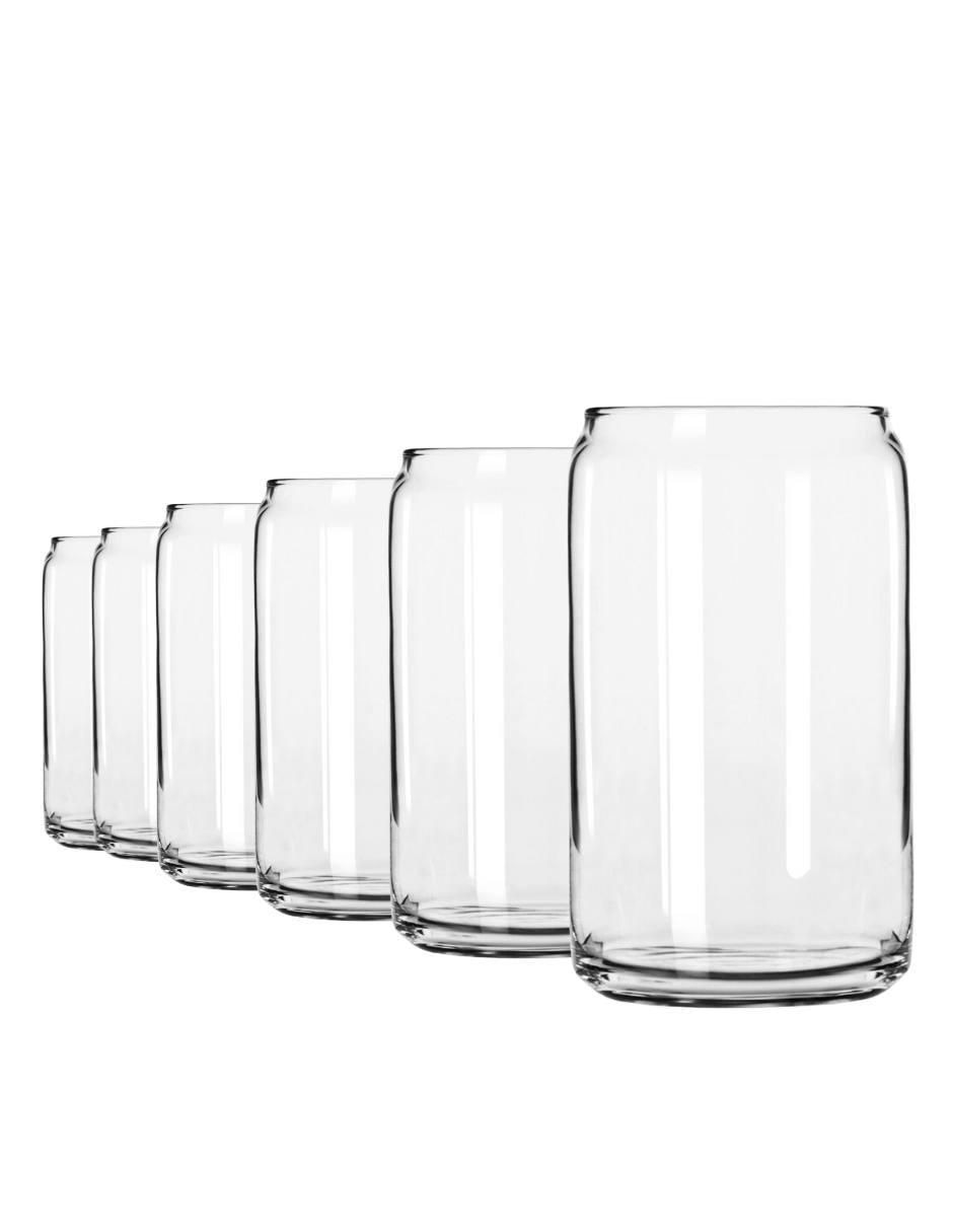 Set de vasos para agua Lata de vidrio con 6 piezas