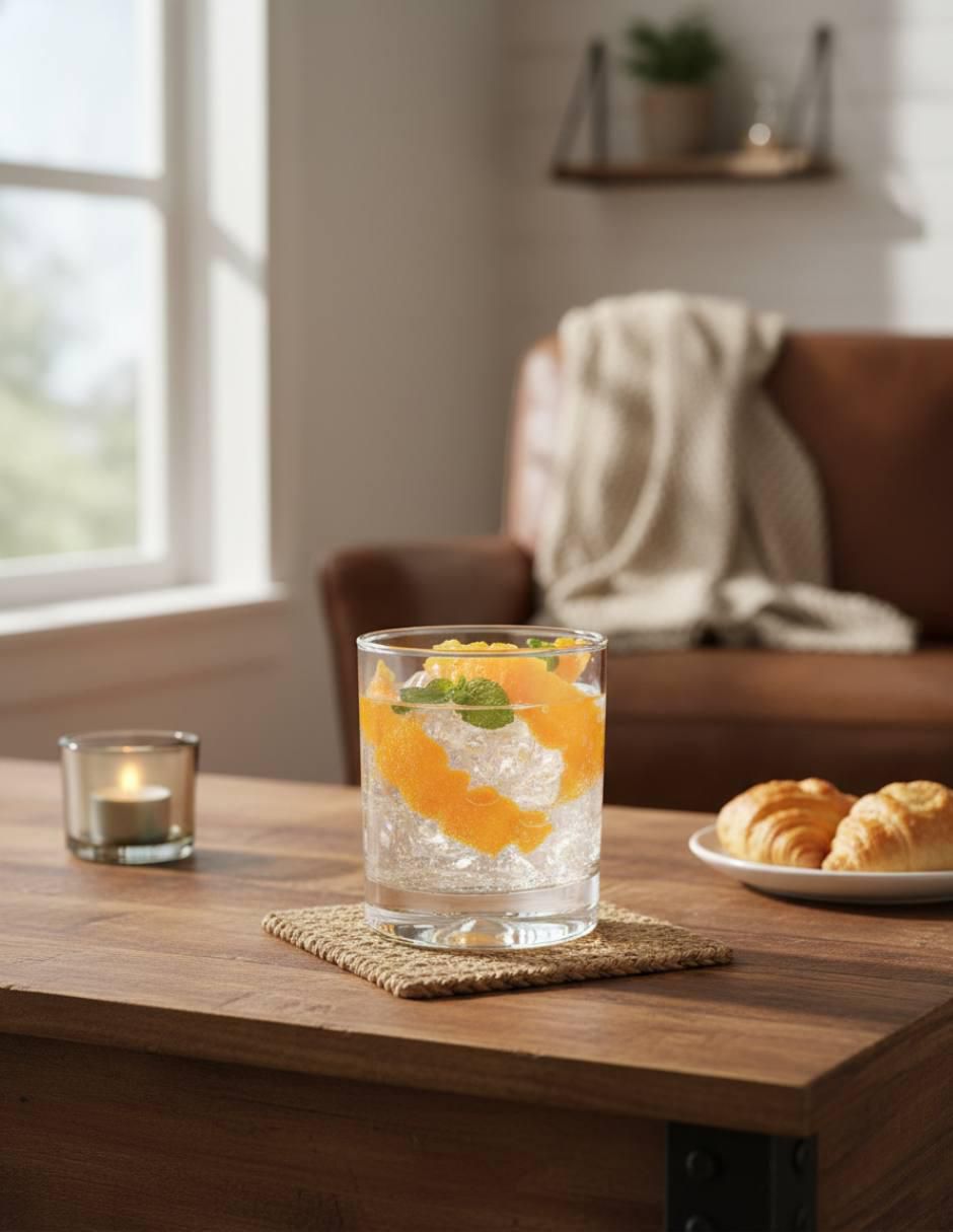 Set de vasos para whisky Manhatan de vidrio con 6 piezas 3