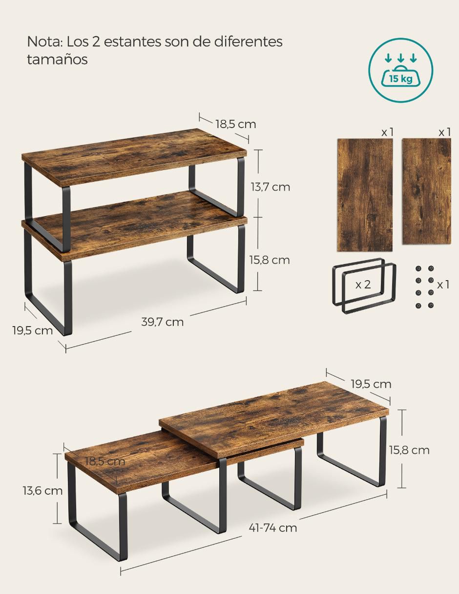Estante de MDP Bystro MKCS200x01 4