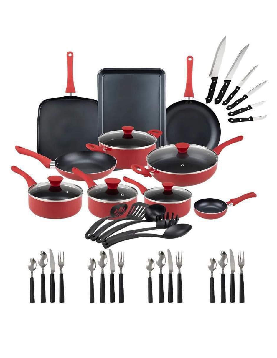 Batería de cocina antiadherente avanzado 42 piezas Batería de cocina antiadherente avanzado 42 piezas