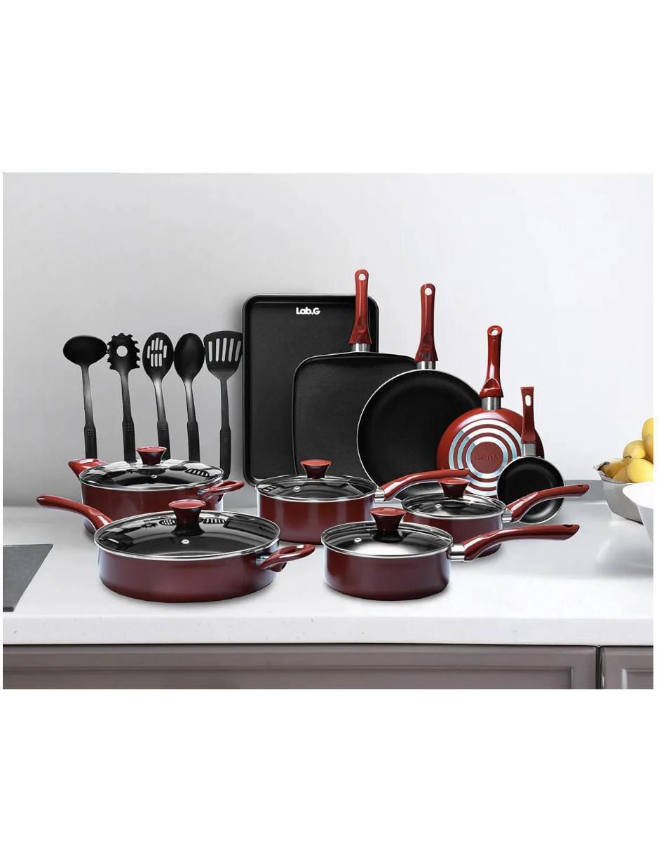 Batería de cocina antiadherente avanzado 42 piezas 2