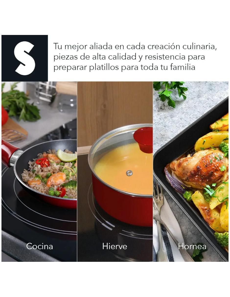 Batería de cocina antiadherente avanzado 42 piezas 3