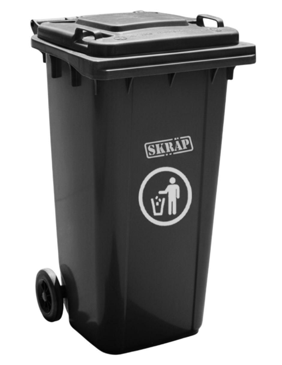 Bote de basura Skräp Urbano Ecomóvil 120L de plástico