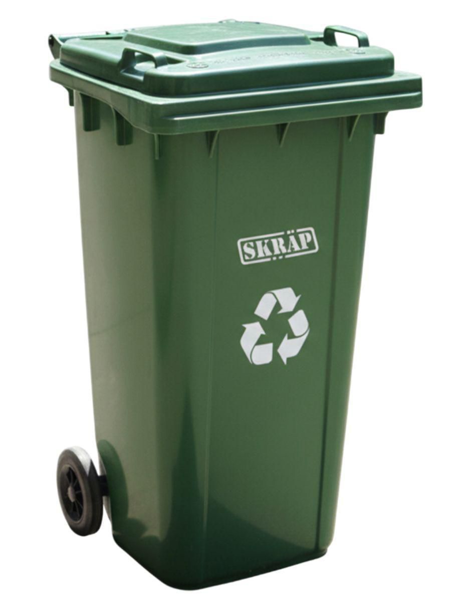 Bote de basura Skräp Urbano Ecomóvil 120L de plástico
