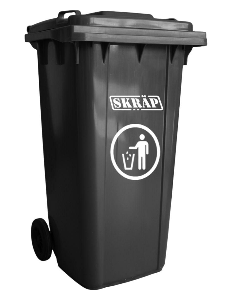Bote de basura Skräp Urbano Ecomóvil 240L de plástico