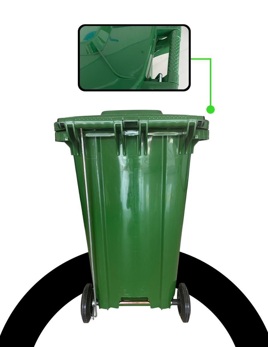 Bote de basura Skräp Urbano Ecomóvil 240L de plástico 2