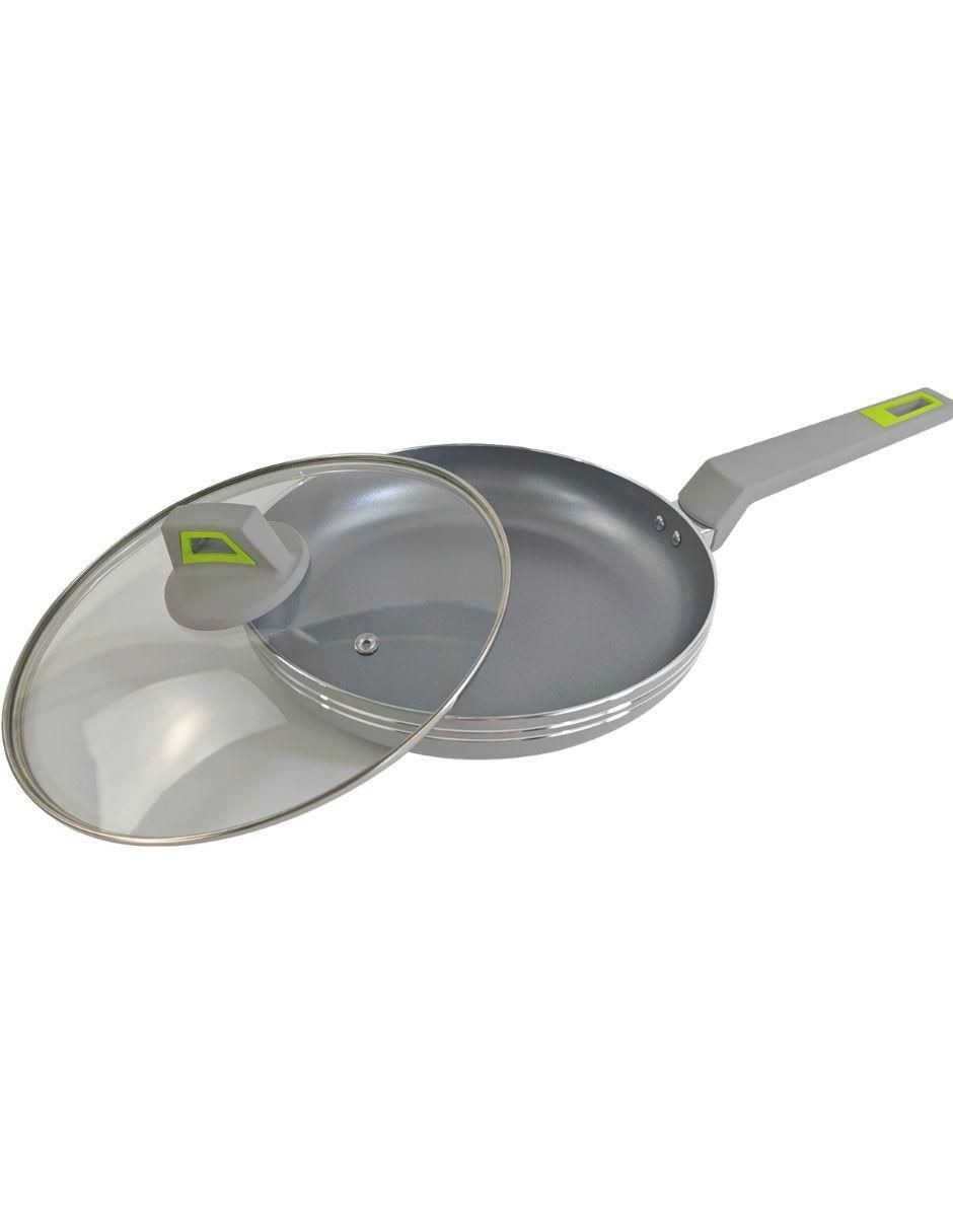 Batería de cocina DC16 de aluminio antiadherente minerales naturales 16 piezas 5