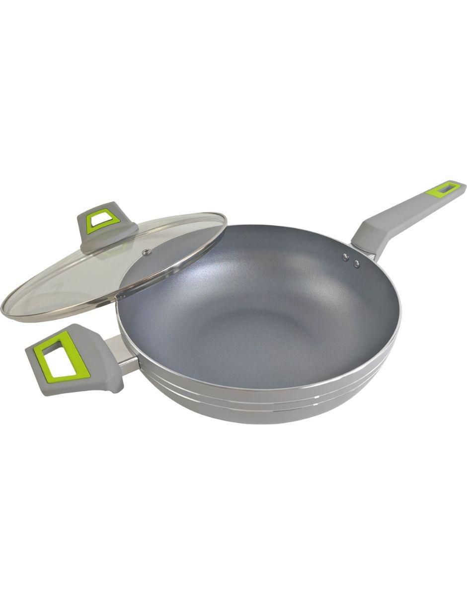 Batería de cocina DC16 de aluminio antiadherente minerales naturales 16 piezas 7