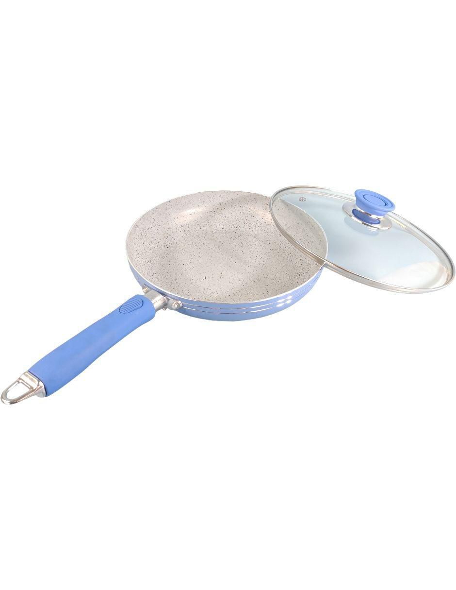 Batería de cocina DC16 de aluminio antiadherente minerales naturales 16 piezas 7