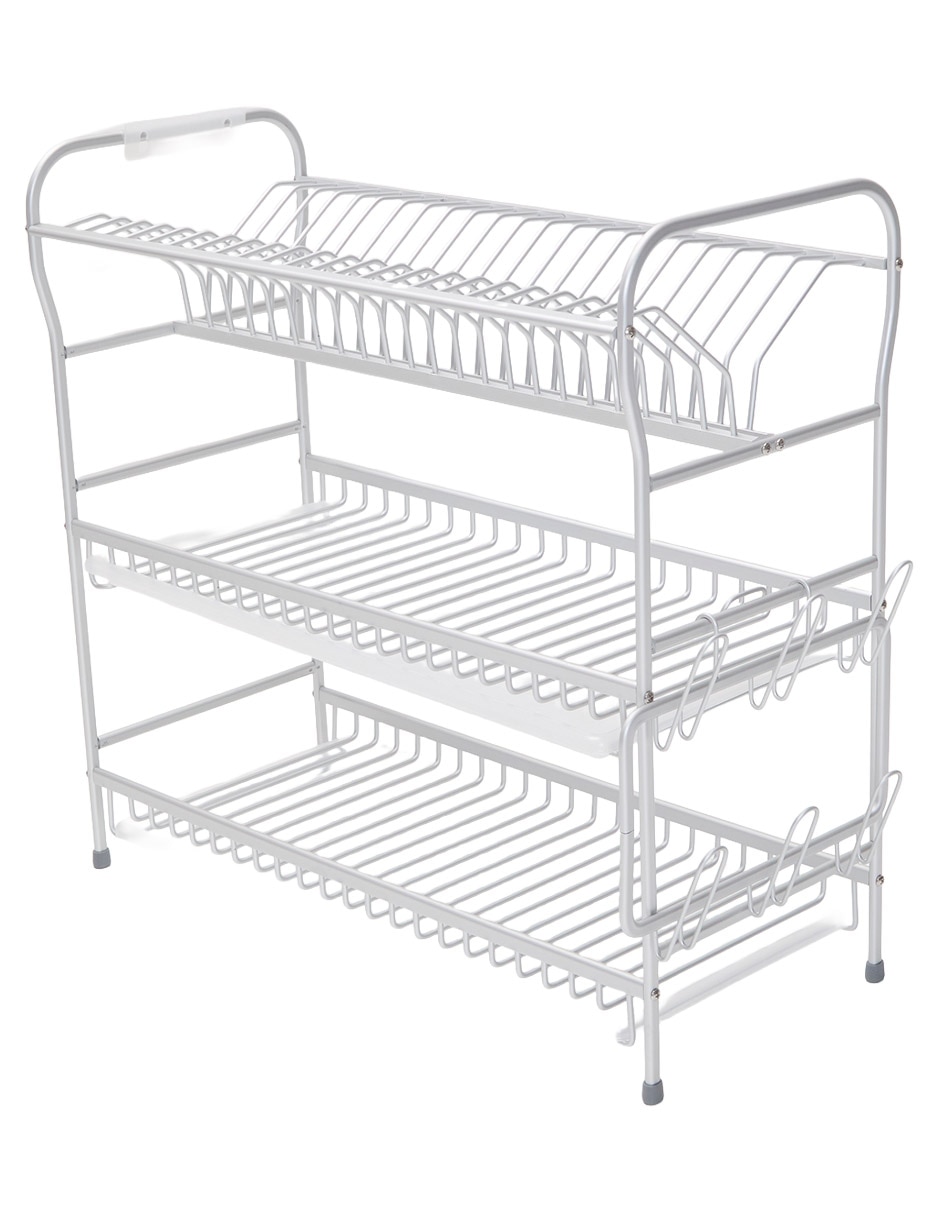 Escurridor de trastes Blue de aluminio 3