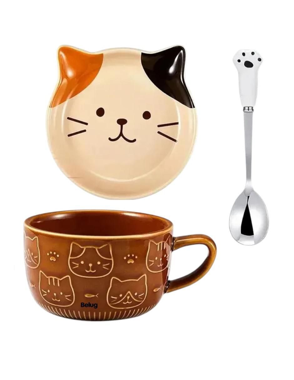 Taza con tapa 3 piezas Taza con tapa 3 piezas